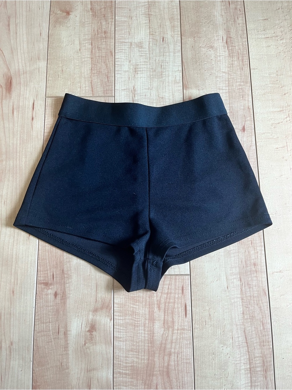 SHEIN Black High Waist Smooth Stretch Shorts